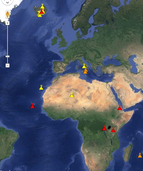 VolcanoesAME2015Start